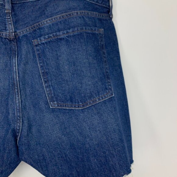 Old Navy Denim Shorts High Rise Slouchy Straight Fray Cut Off NWT - Picture 12 of 12